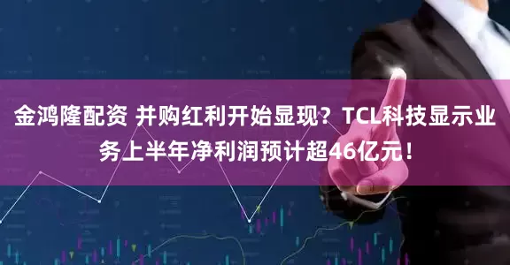 金鸿隆配资 并购红利开始显现？TCL科技显示业务上半年净利润预计超46亿元！