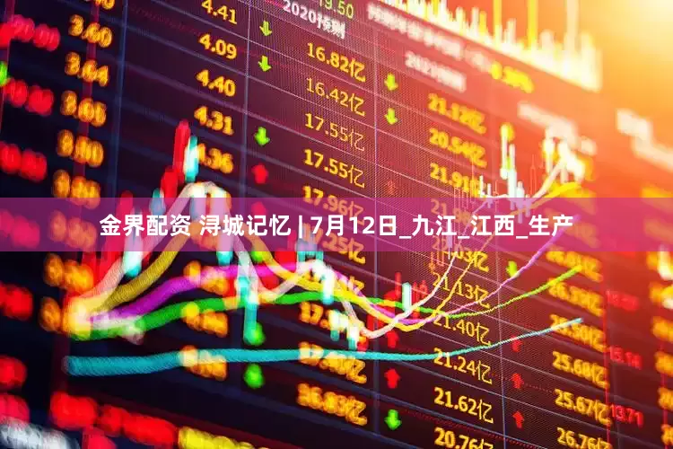 金界配资 浔城记忆 | 7月12日_九江_江西_生产