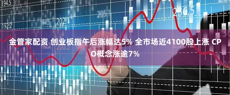 金管家配资 创业板指午后涨幅达5% 全市场近4100股上涨 CPO概念涨逾7%